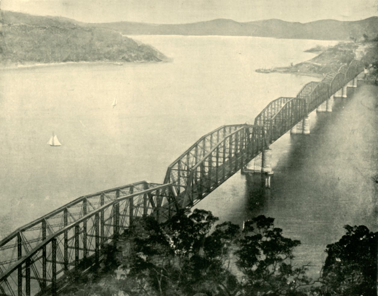 Hawkesbury Bridge, New South Wales, 1901. av Unbekannt