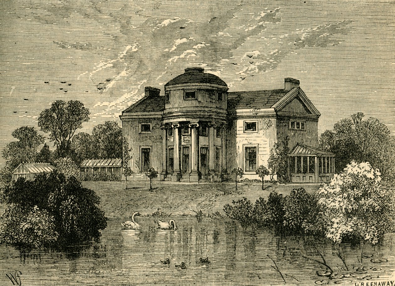 The Holme, Regents Park, c1876. av Unbekannt