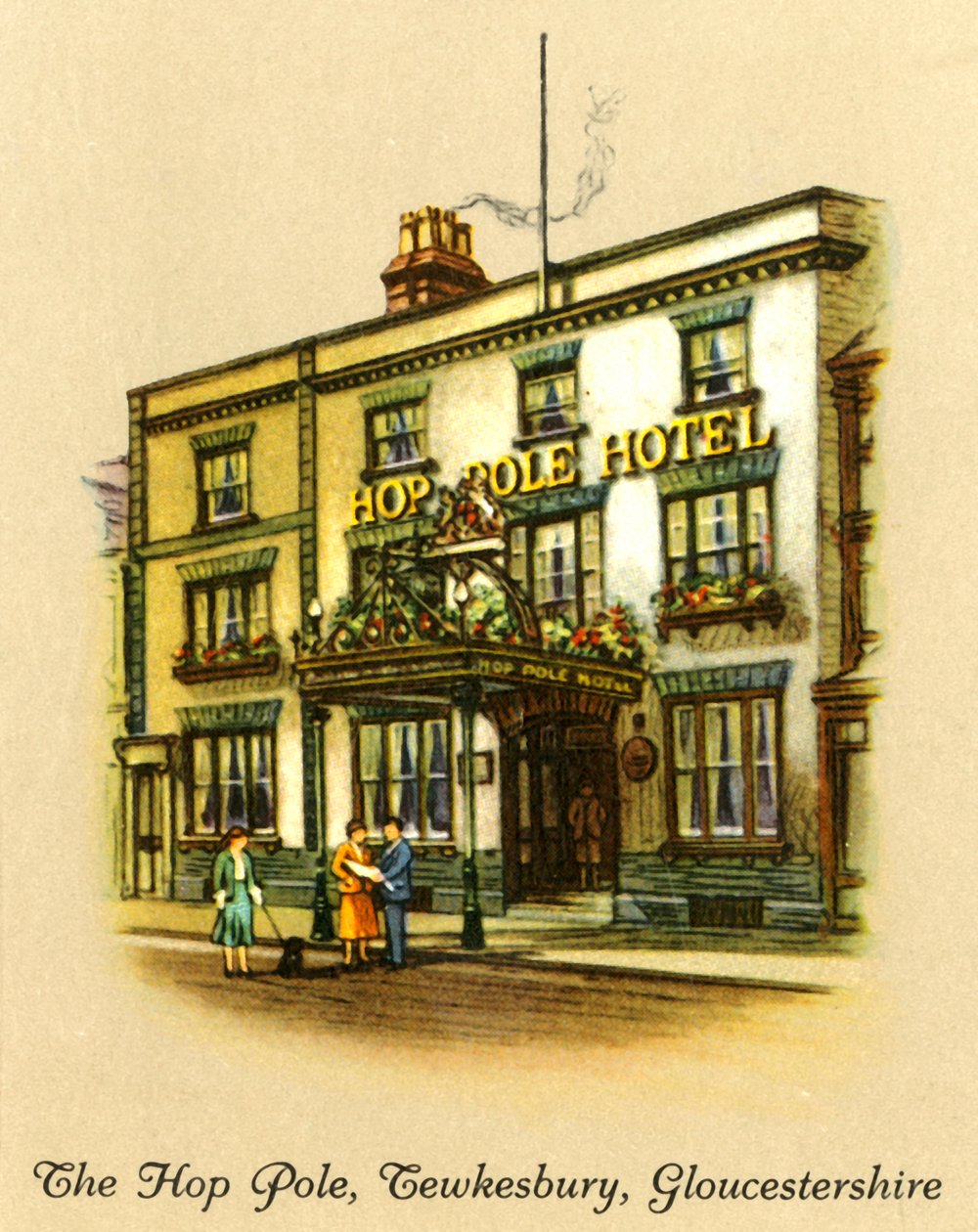 The Hop Pole, Tewkesbury, Gloucestershire, 1936. av Unbekannt