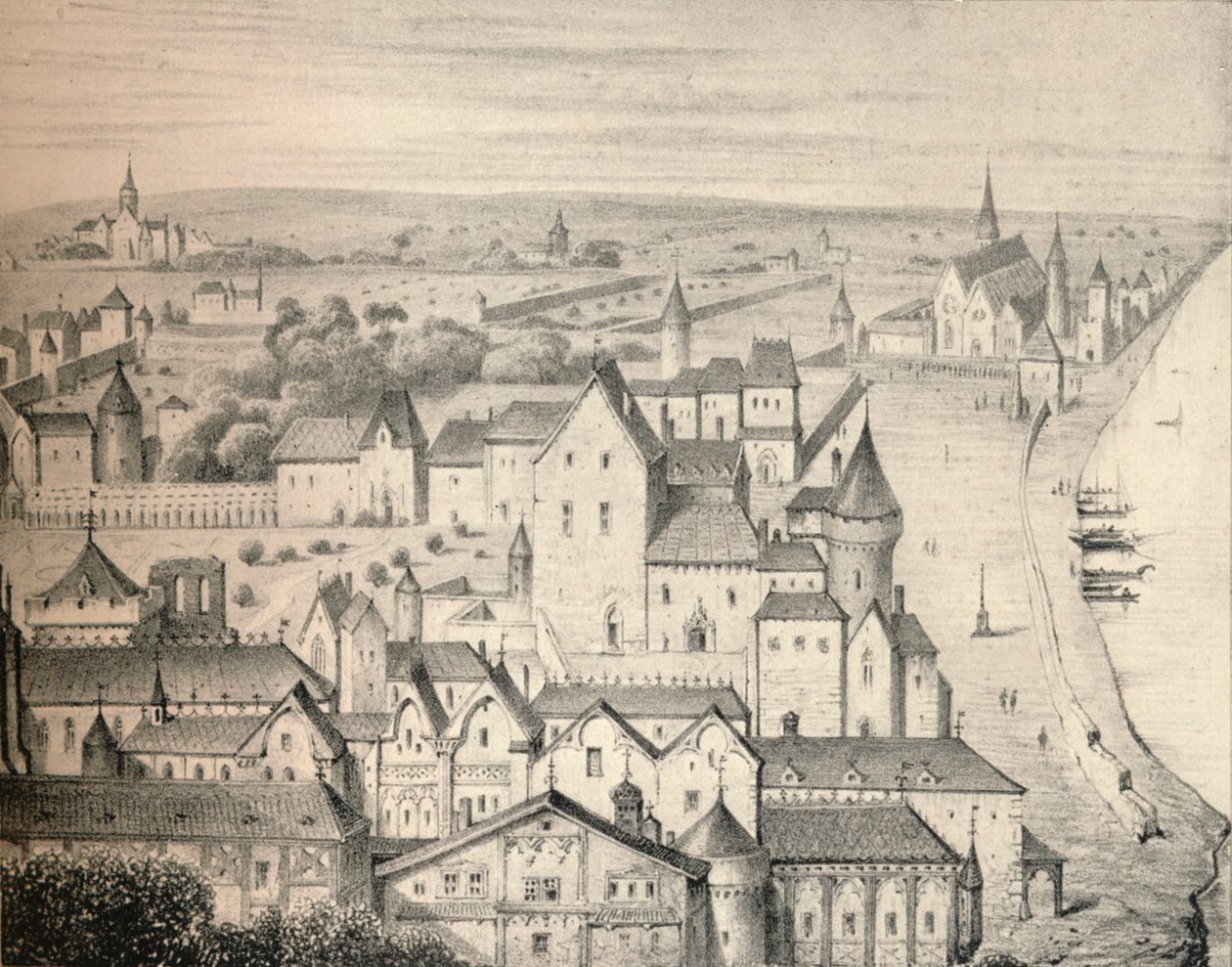 Hotel St Paul på 1300-tallet, 1915 av Unbekannt