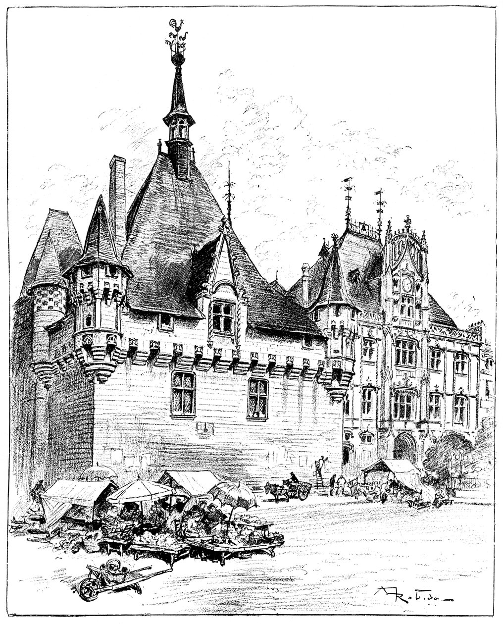 Hotel de Ville, 1899 av Unbekannt