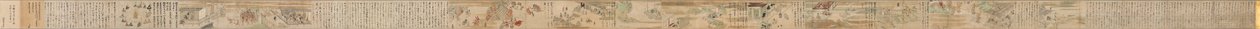 Tee Iu st Latte d Miraku s Ori Gin s of Te Yuzu Nembutsu S Skrevet av Yuzu Nembutsu Acting Picture Scroll, 1300-tallet. av Unbekannt
