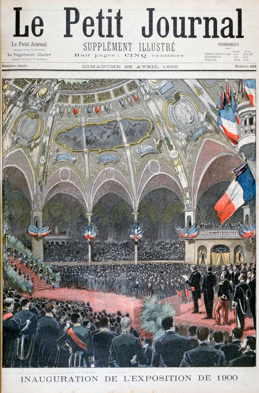 Innvielsen av verdensutstillingen i 1900 av Unbekannt