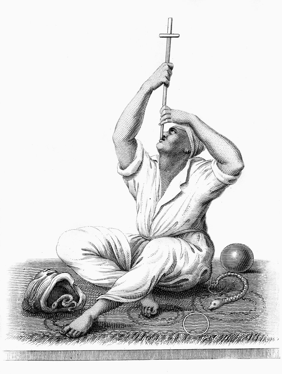 Den indiske sjongløren, 1818 av Unbekannt