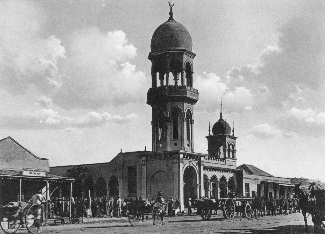 Den indiske moskeen, Durban, Sør-Afrika av Unbekannt