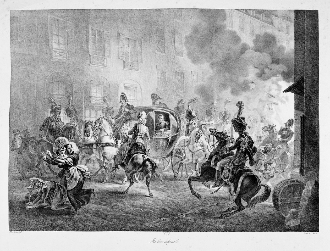 The Infernal Machine, 24. desember 1800, 1800-tallet av Unbekannt