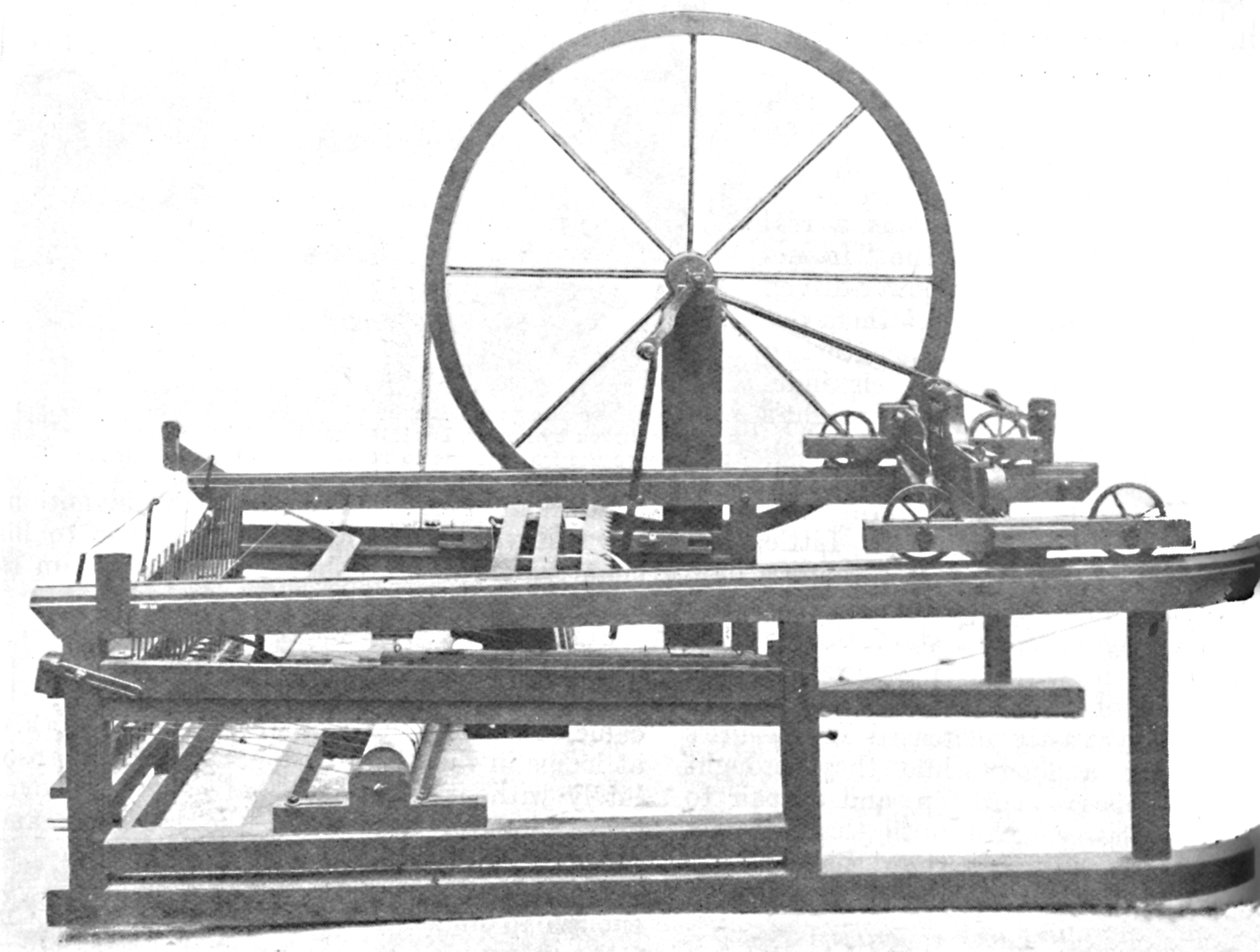 The Genious Spinning Jenny Oppfunnet av James Hargreaves, c1925 av Unbekannt