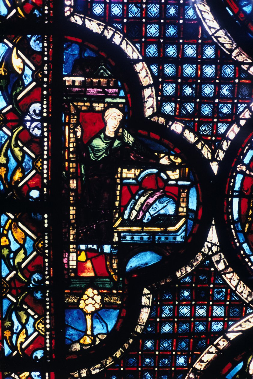 The Inn, farget glass, Chartres Cathedral, Frankrike, 1205-1215 av Unbekannt