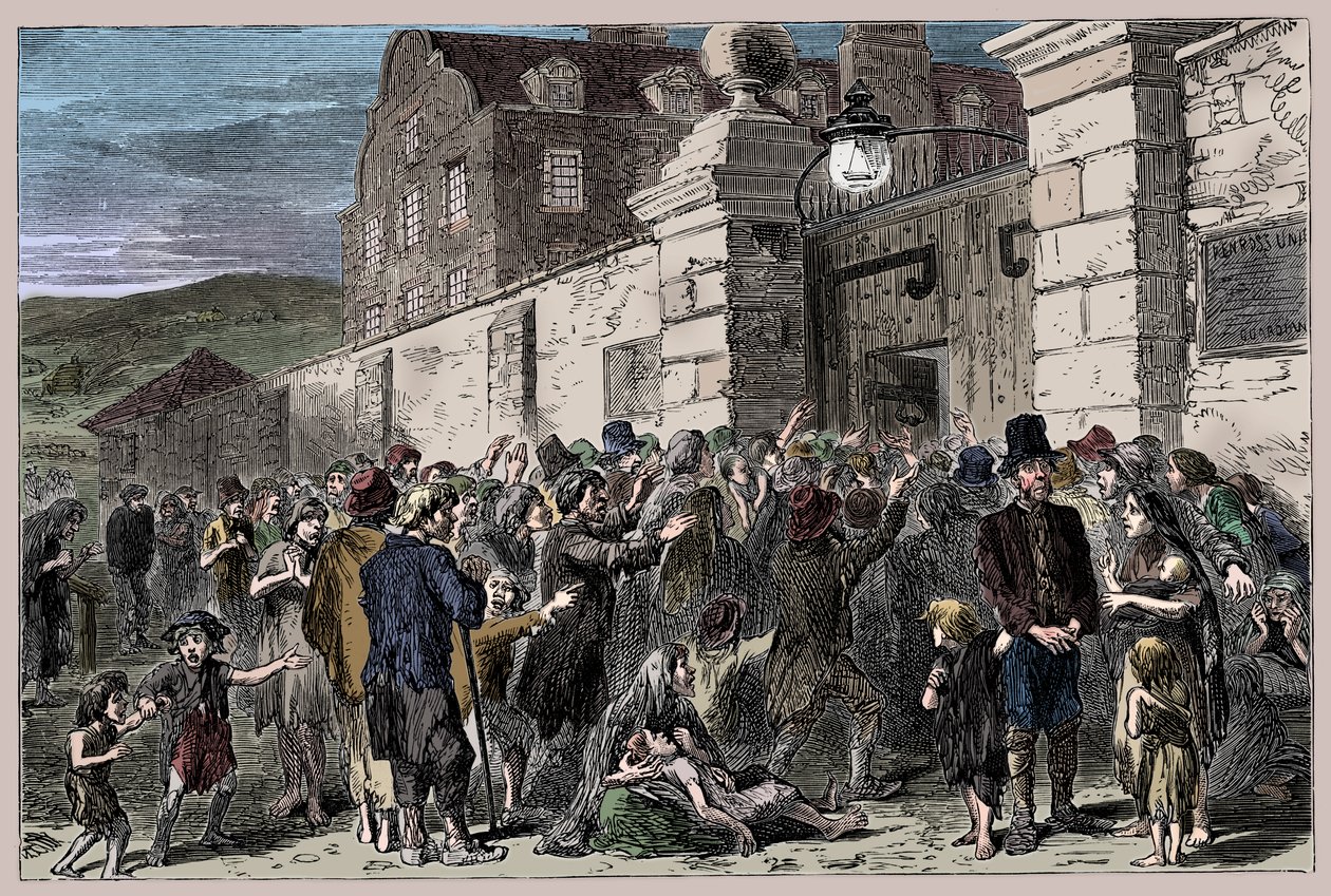 Den irske hungersnøden, 1845-1849, 1900 av Unbekannt