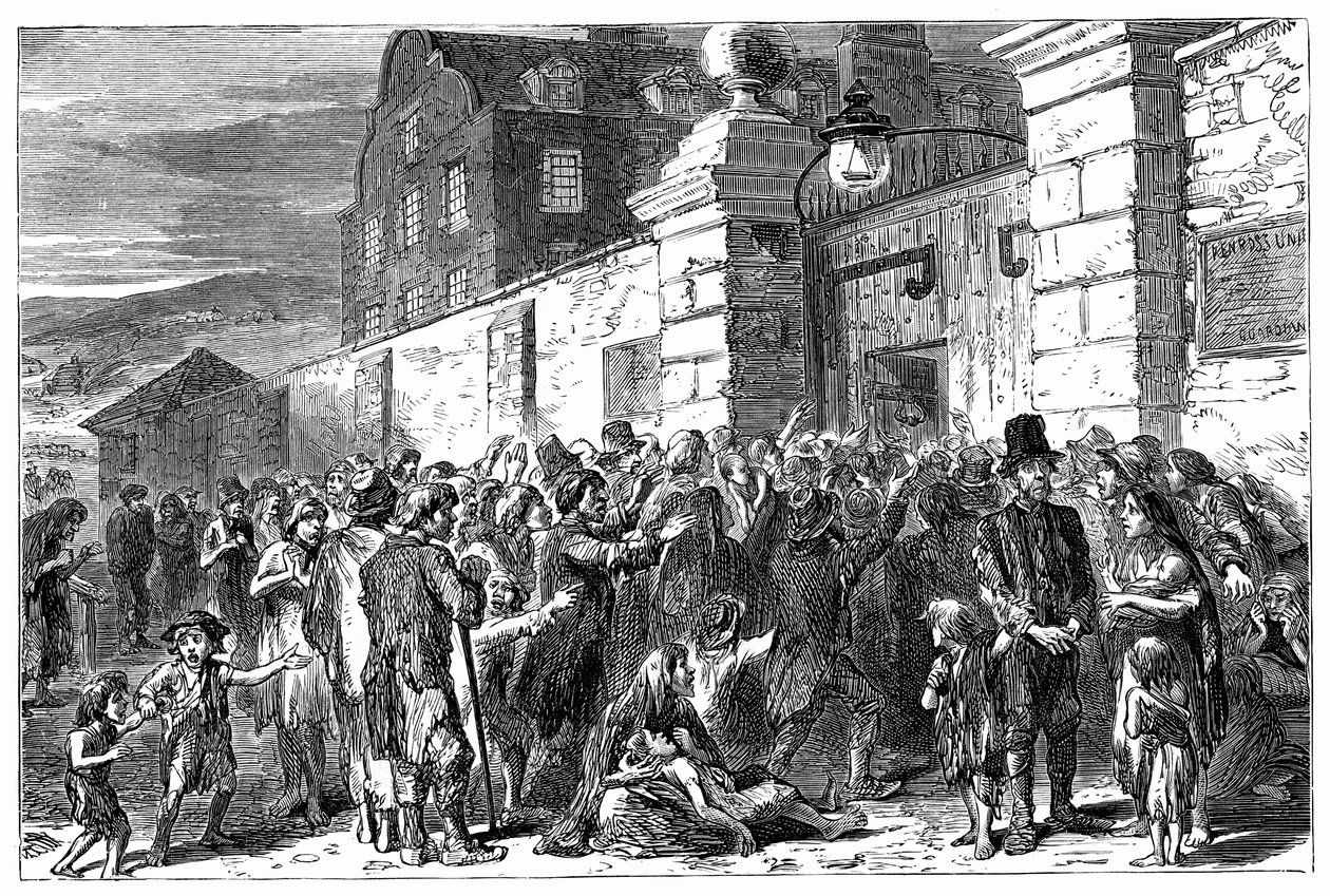 Den irske hungersnøden, 1845-1849, 1900 av Unbekannt