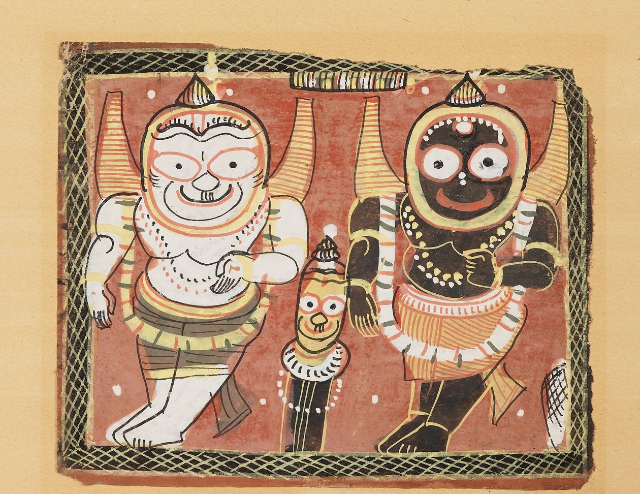 Jagannatha Trio, 1800-tallet av Unbekannt