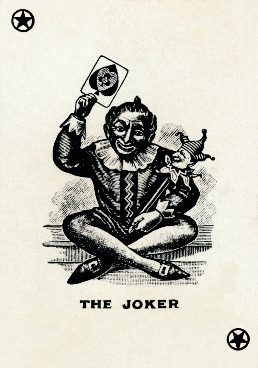 Jokeren fra en kortstokk med Goodall & Son Ltd.-spillekort, c1940 av Unbekannt