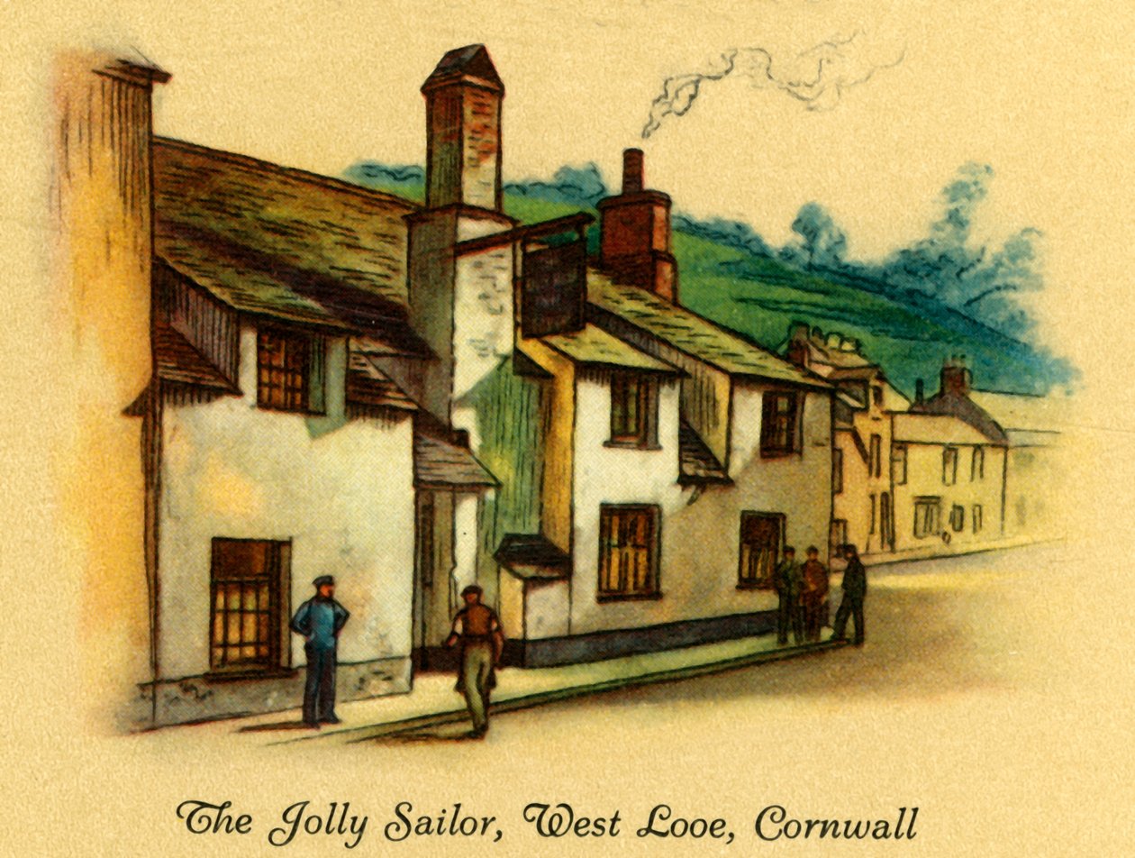 The Jolly Sailor, West Looe, Cornwall, 1939. av Unbekannt