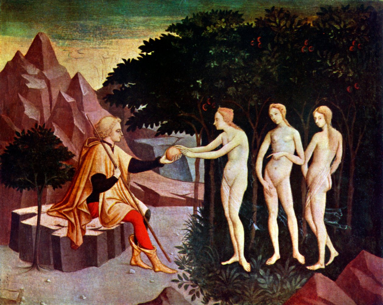 The Judgment of Paris, c1450 av Unbekannt