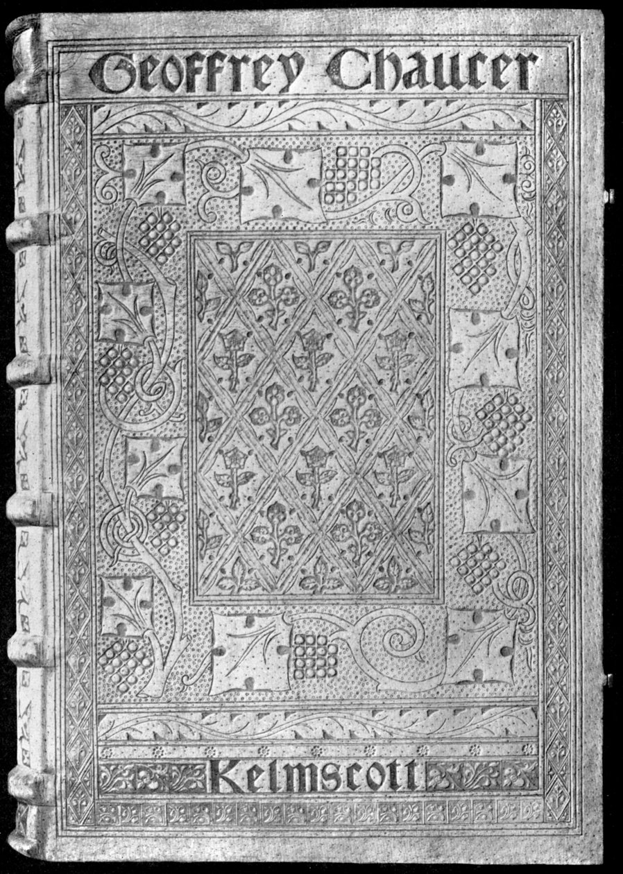 Kelmscott Chaucer, med en spesiell binding av William Morris, 1896 1901 av Unbekannt