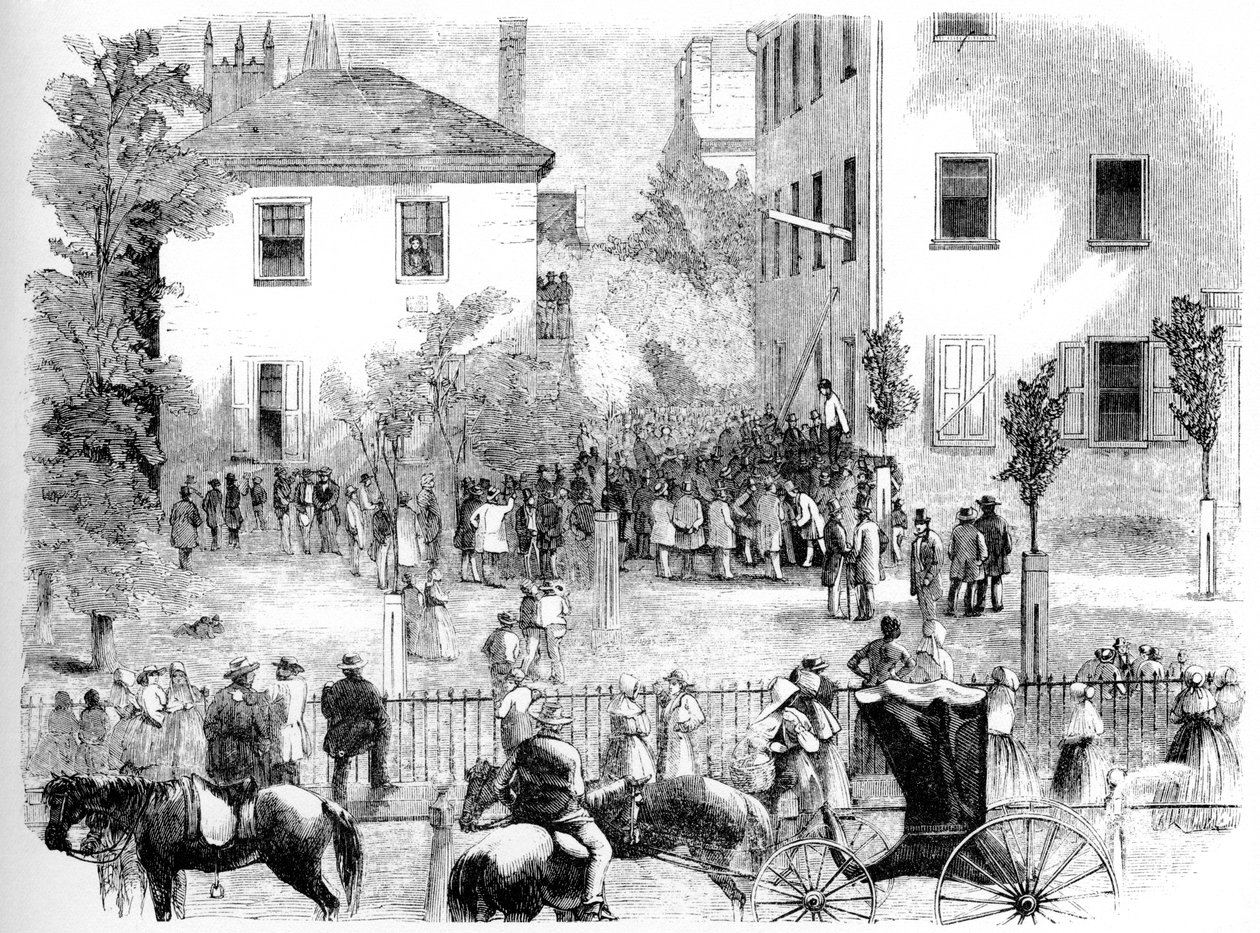 Kentucky Lynching, c1860 av Unbekannt