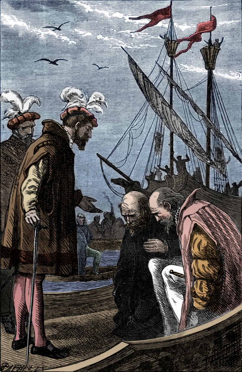 Kongen besøker Vasco da Gama, 1904 av Unbekannt