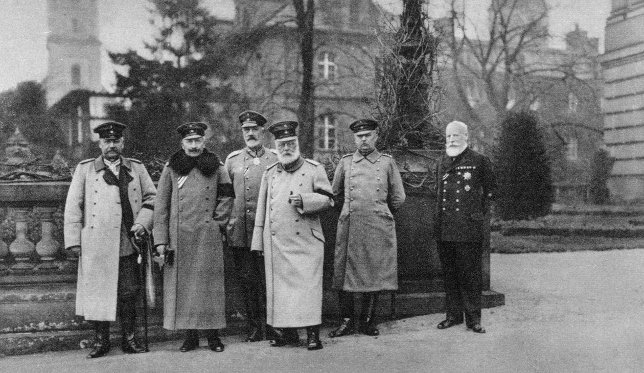 Kongen av Bayern besøkte den keiserlige tyske hærens hovedkvarter, 1917 av Unbekannt