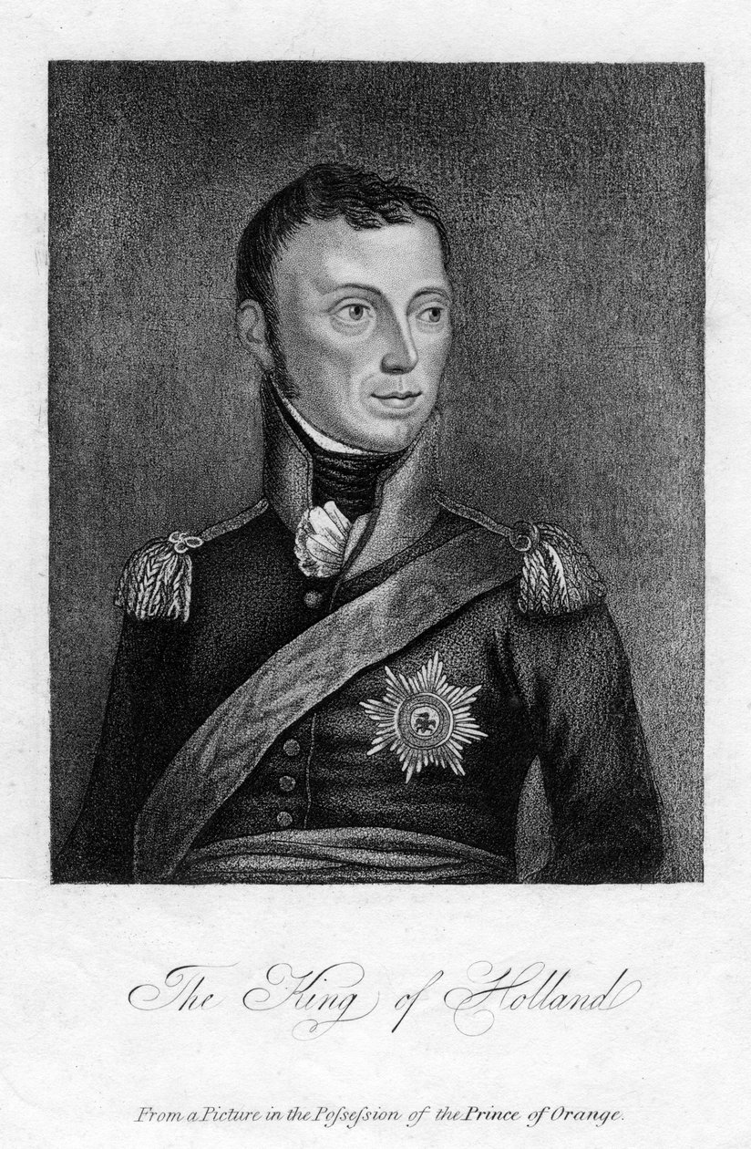 Kongen av Holland, 1800-tallet av Unbekannt