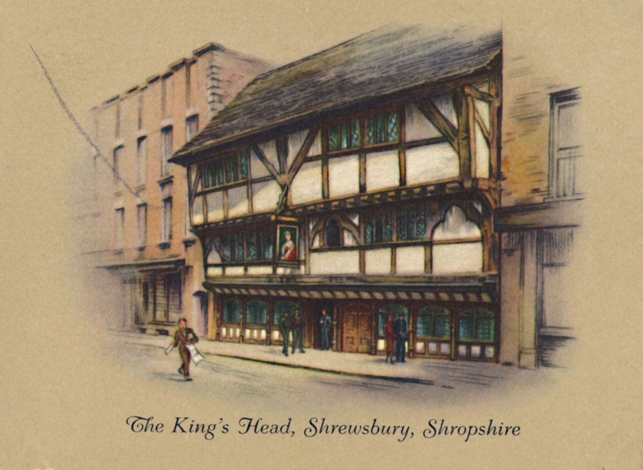 The Kings Head, Shrewsbury, Shropshire, 1939 av Unbekannt