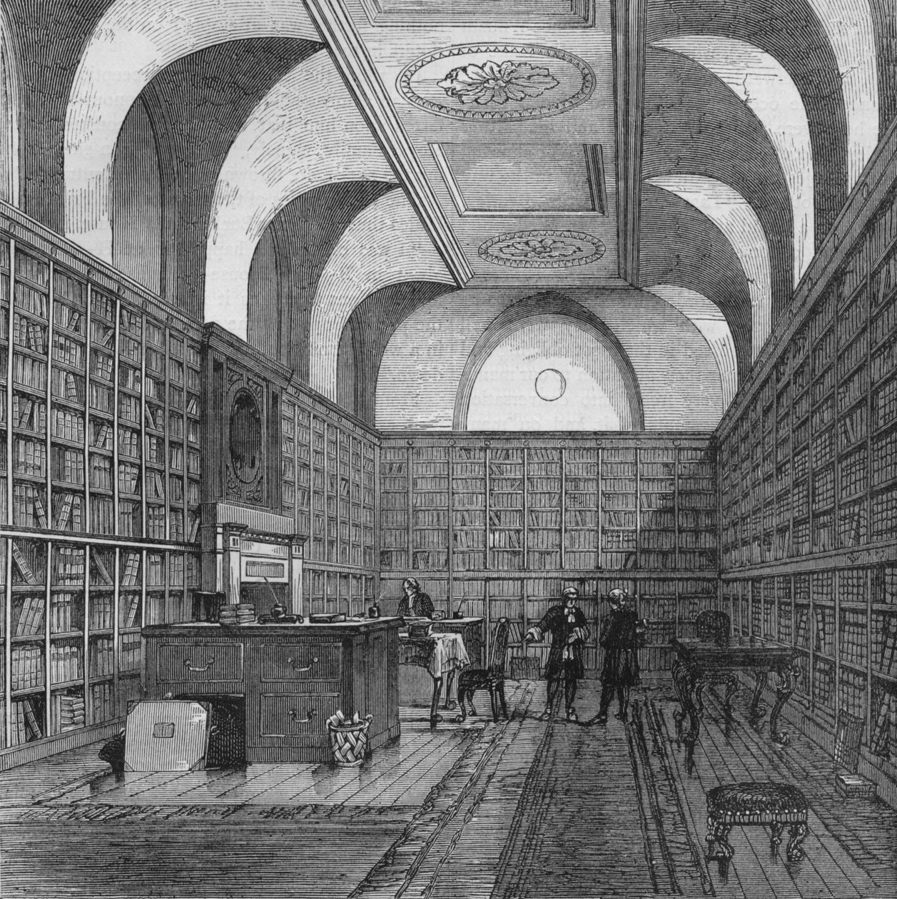 Kings Library, Buckingham House, Westminster, London, 1775 1878 av Unbekannt