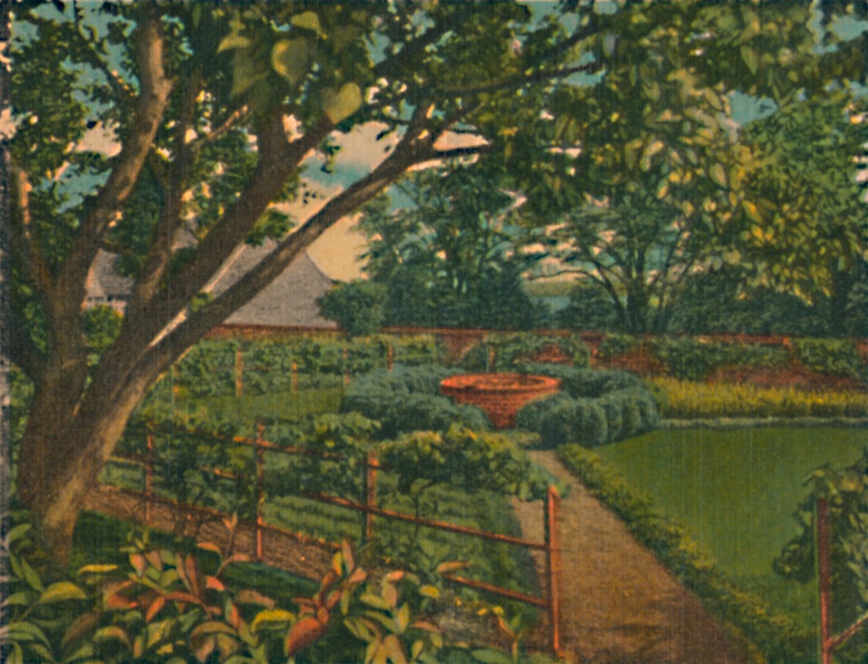 Kjøkkenhagen, 1946 av Unbekannt