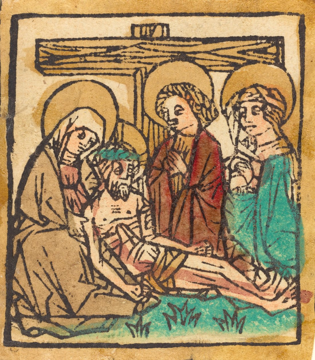 Klagesangen, ca. 1460. av Unbekannt
