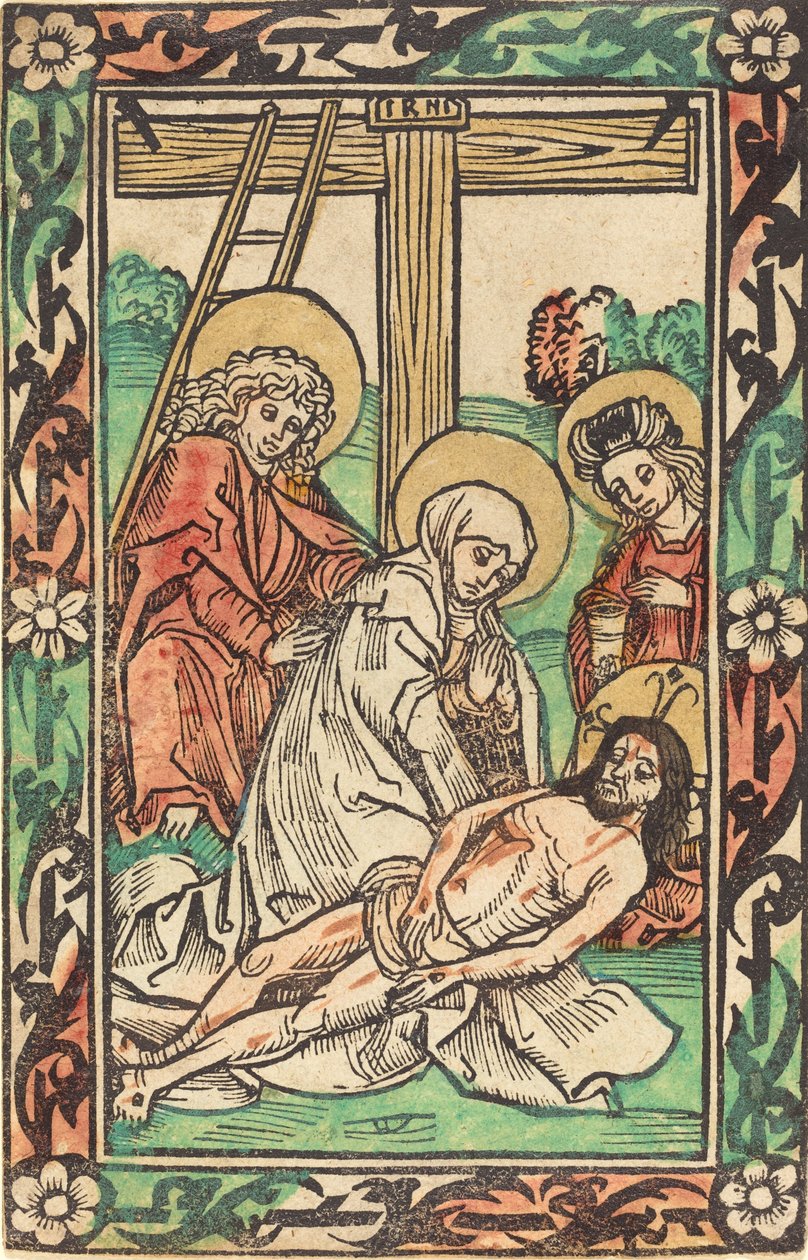 Klagesangen, ca. 14801500. av Unbekannt
