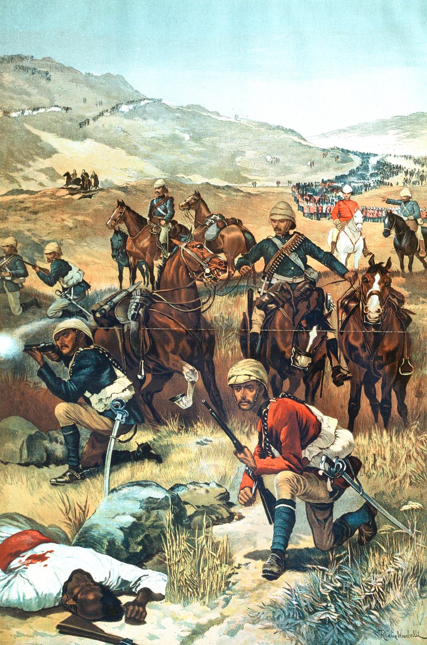 Det siste skuddet i Sudan, 1885 av Unbekannt