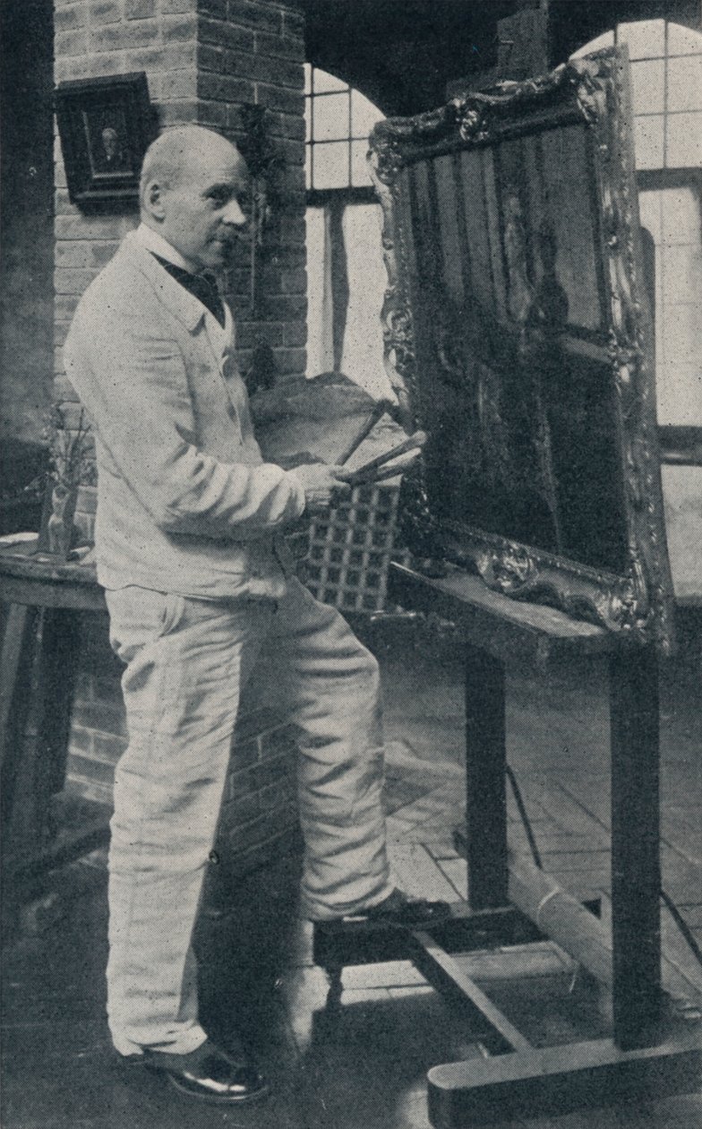 The Late Gaston La Touche in His Studio, c1913. av Unbekannt