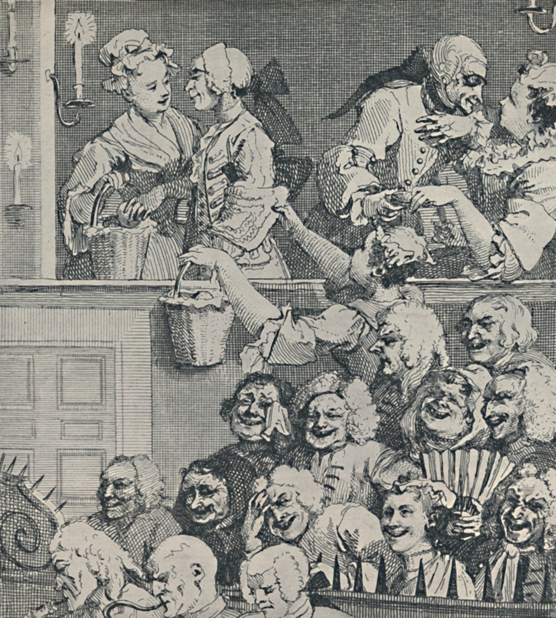 Det leende publikum, 1733, 1920 av Unbekannt