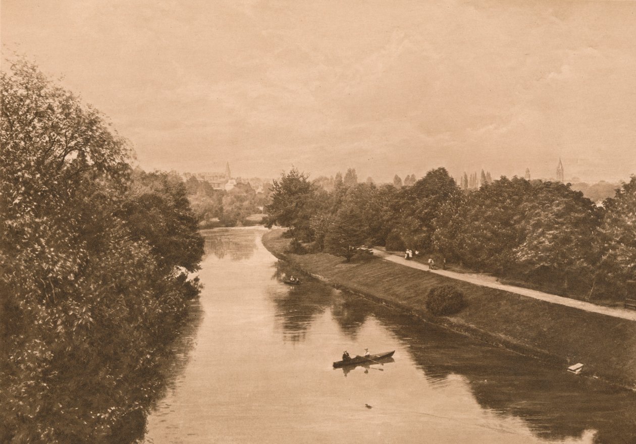 The Leam at Leamington, 1902 av Unbekannt