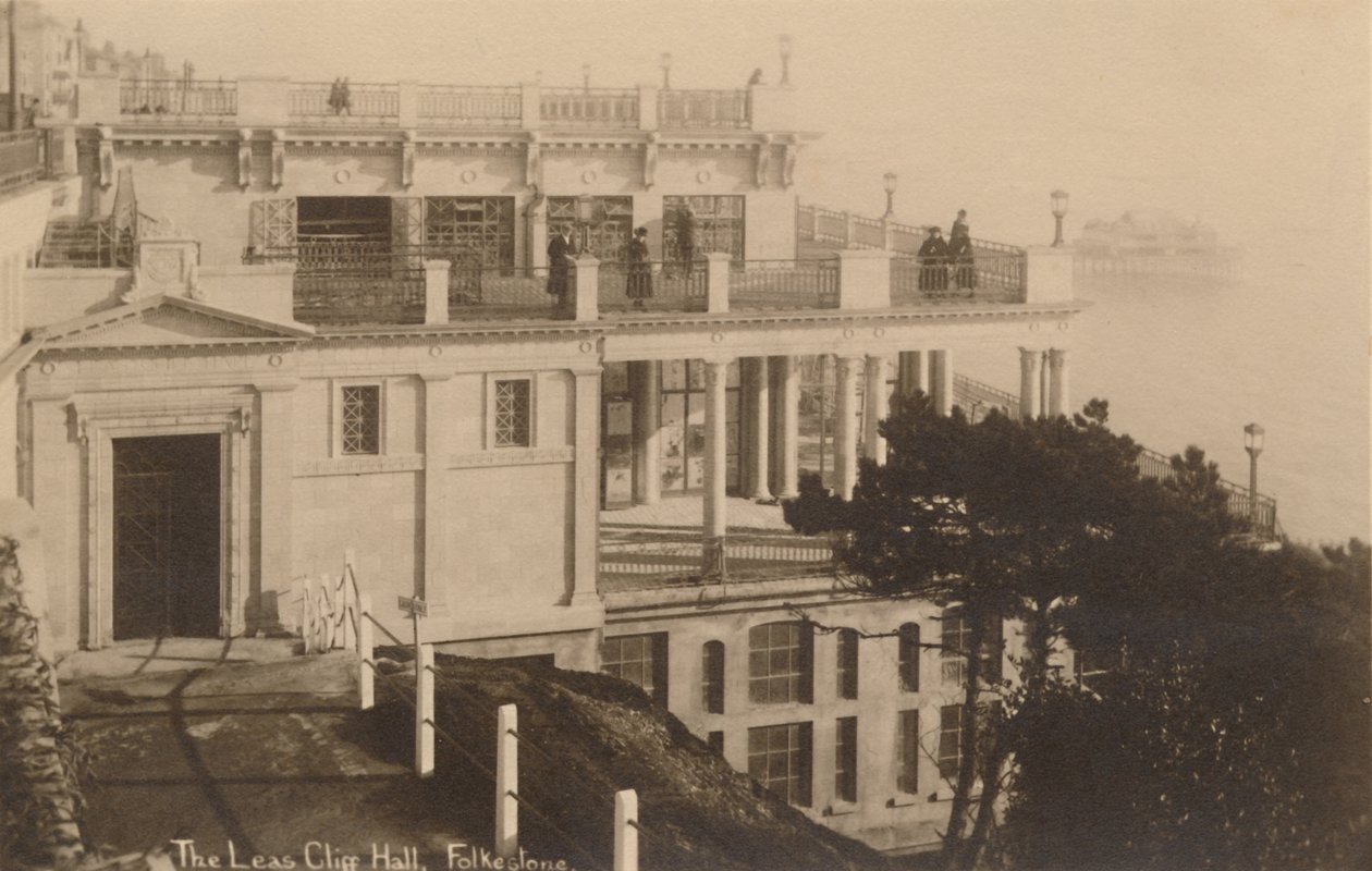 Leas Cliff Hall, Folkestone, slutten av 1800-begynnelsen av 1900-tallet av Unbekannt