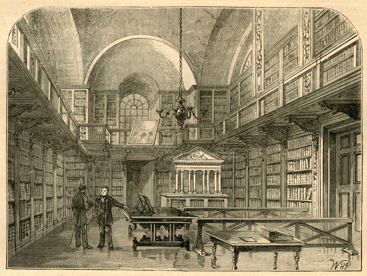 The Library of St. Pauls, 1897. av Unbekannt