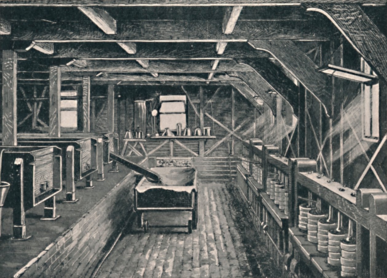 The Longford Cheese Factory, Derbyshire, c1881, 1904 av Unbekannt