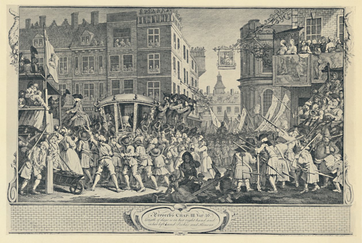 Lord Mayors Show. Fra Industry and Idleness Series, 1747, 1920 av Unbekannt