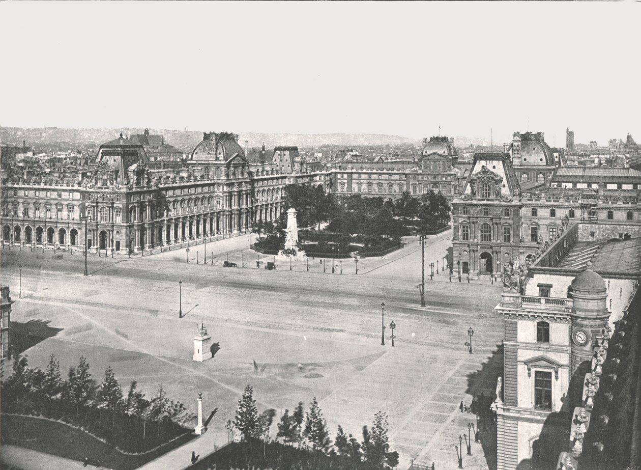 Louvre, Paris, Frankrike, 1895. av Unbekannt