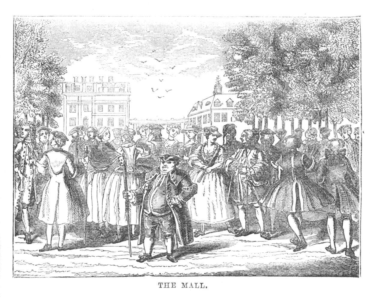 The Mall, c1870 av Unbekannt