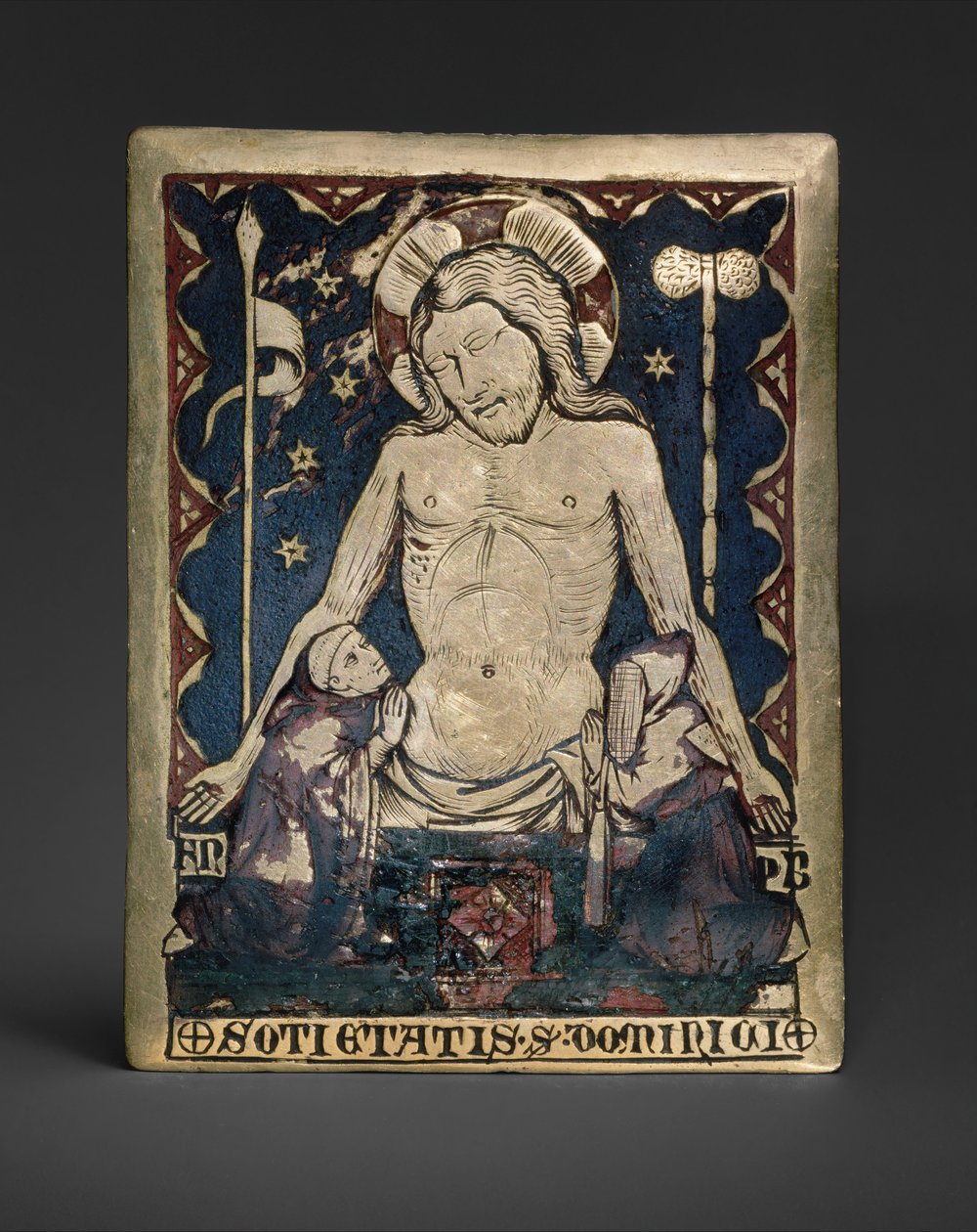 The Man of Sorrows, italiensk, siste kvartal 1300-tallet. av Unbekannt