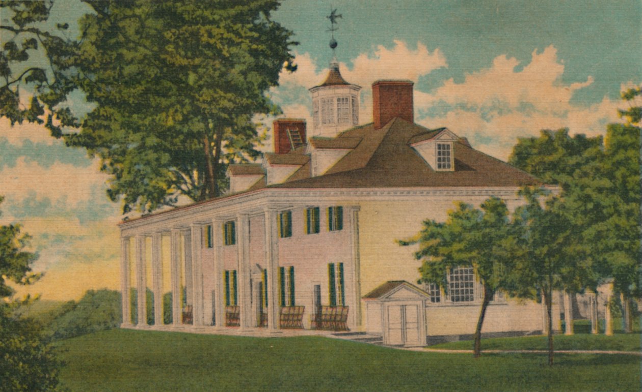 The Mansion, med utsikt over Potomac, 1946 av Unbekannt