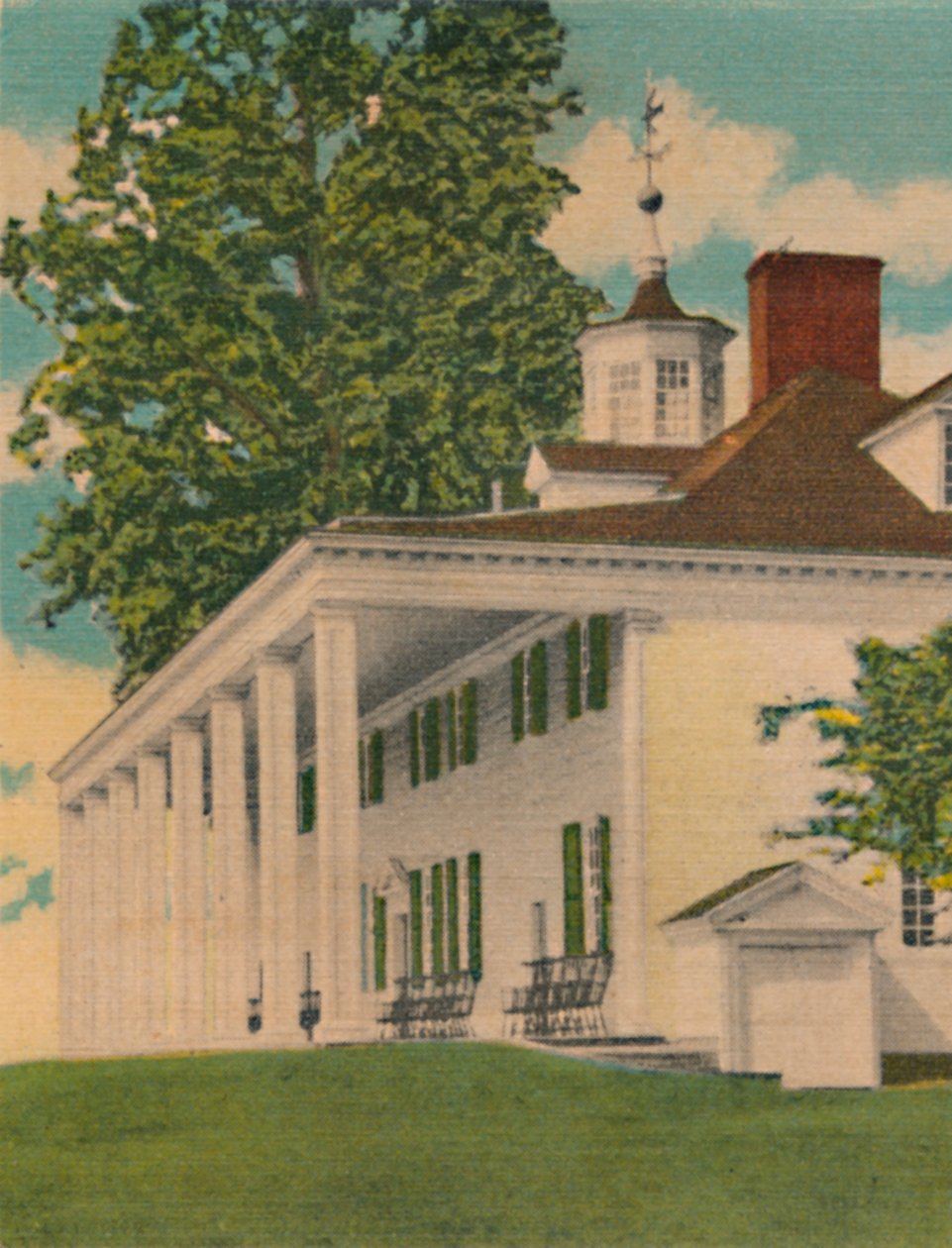 The Mansion, elvehøyde, 1946 av Unbekannt