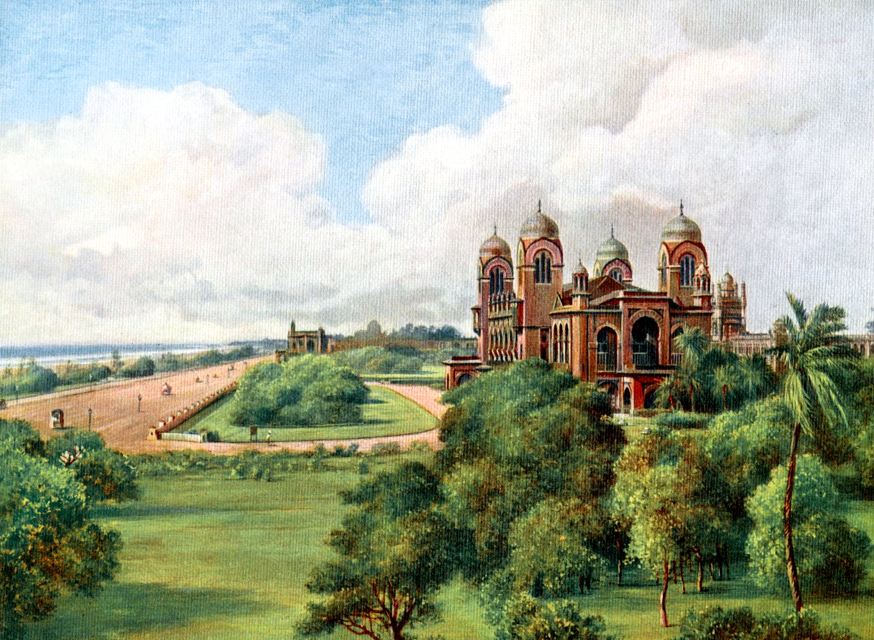 Marinaen, Madras, India, tidlig på 1900-tallet av Unbekannt