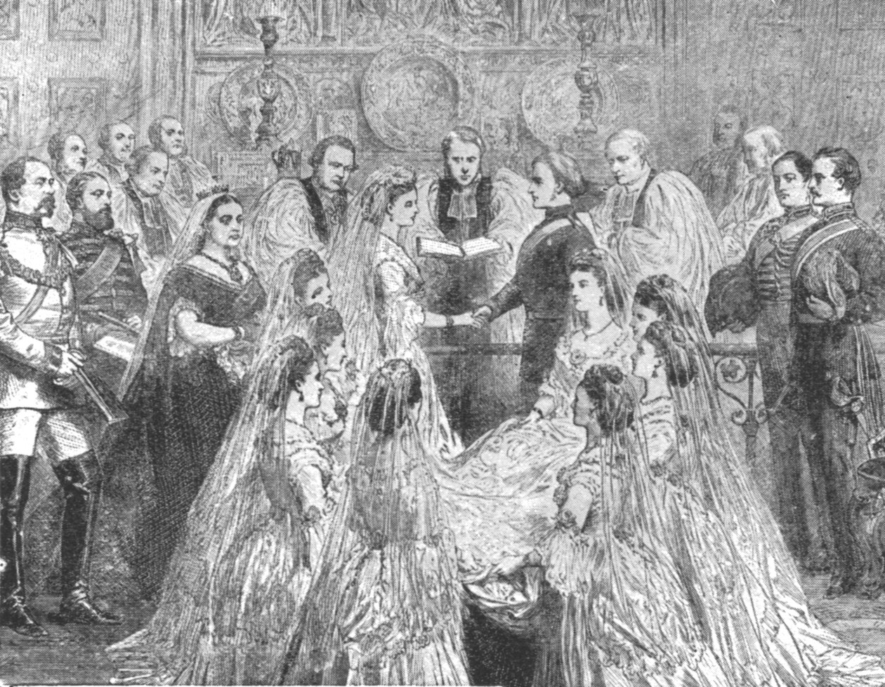 Prinsesse Louises ekteskap med markisen av Lorne...1871, 1901. av Unbekannt
