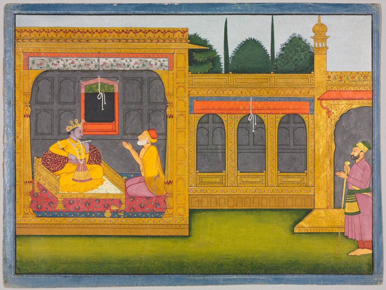 Ekteskapet til Rukmini [Mangal], 1775. av Unbekannt