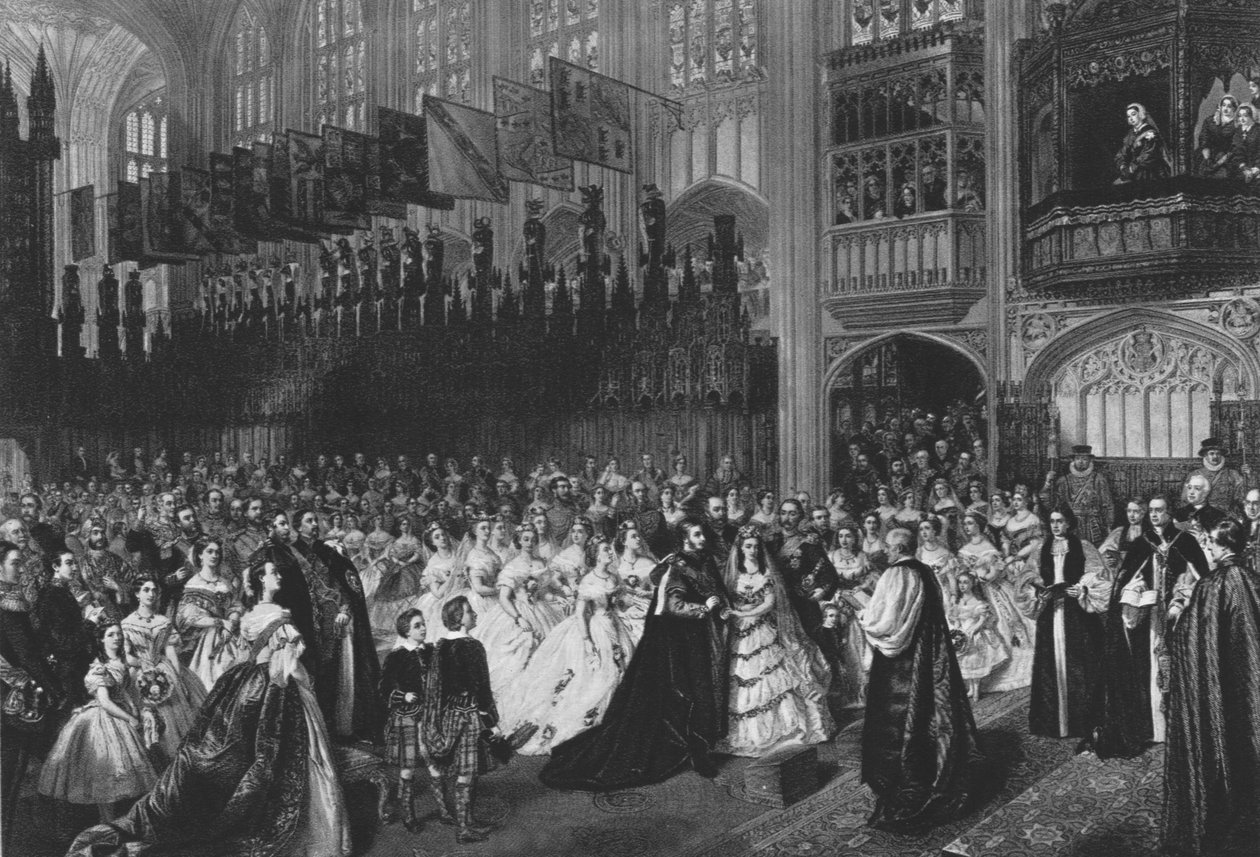 Prinsen av Wales' ekteskap med prinsesse Alexandra av Danmark, 10. mars 1863, 1901. av Unbekannt