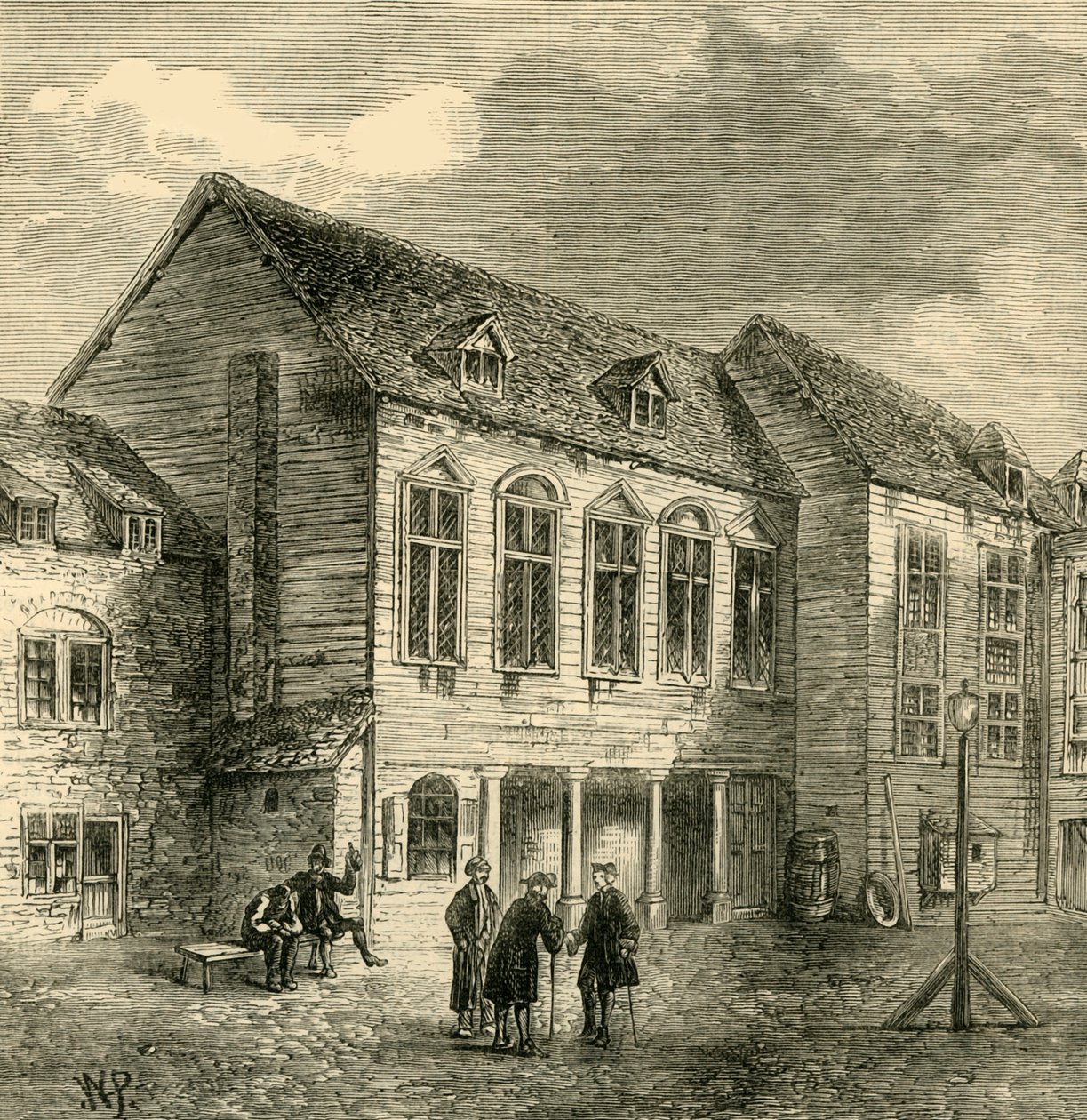 Marshalsea-fengselet, i det attende århundre, c1878. av Unbekannt