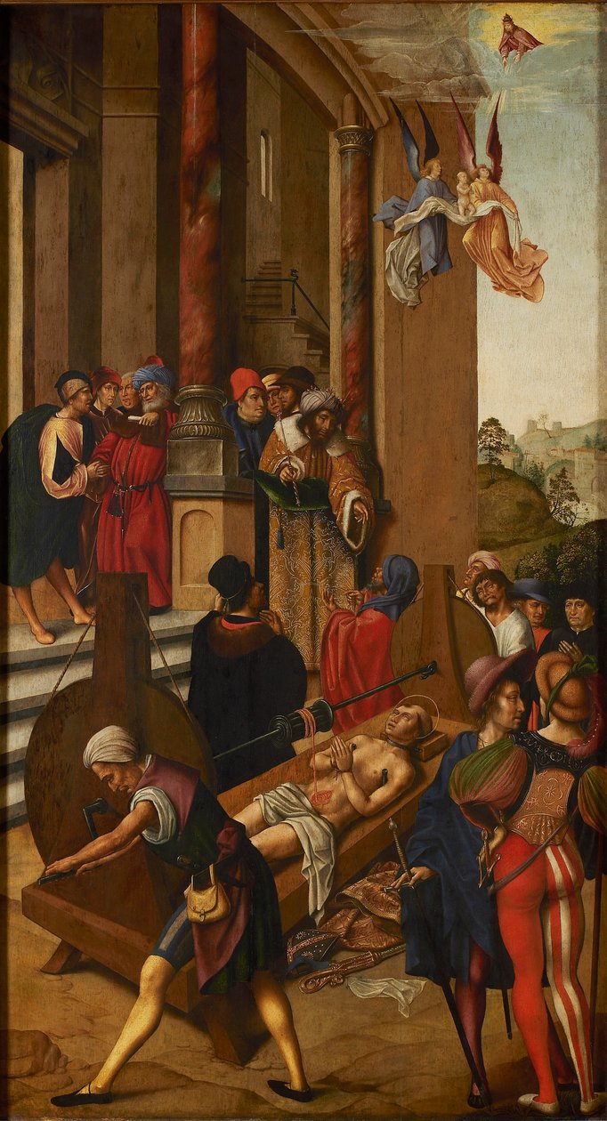 The Martyrium of Saint Erasmus, 1500. av Unbekannt