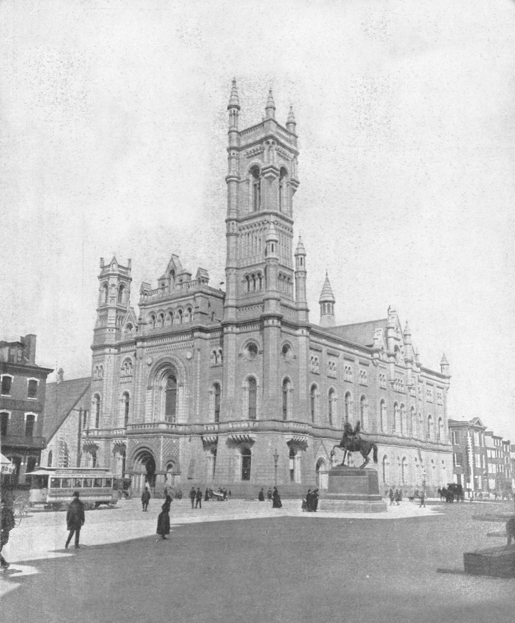 Frimurertempelet, Philadelphia, USA, ca 1900. av Unbekannt
