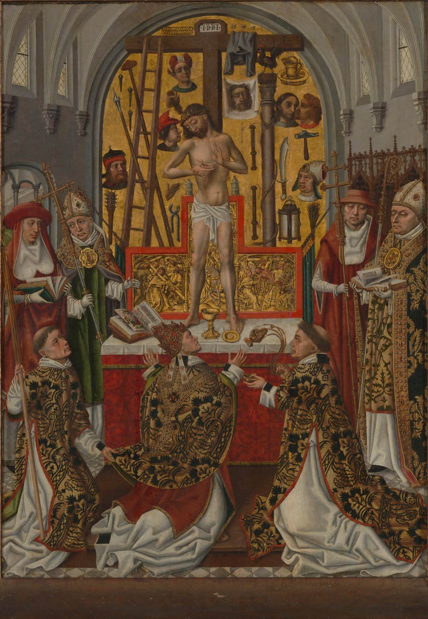 Messen til Saint Gregory the Great, ca. 1500. av Unbekannt