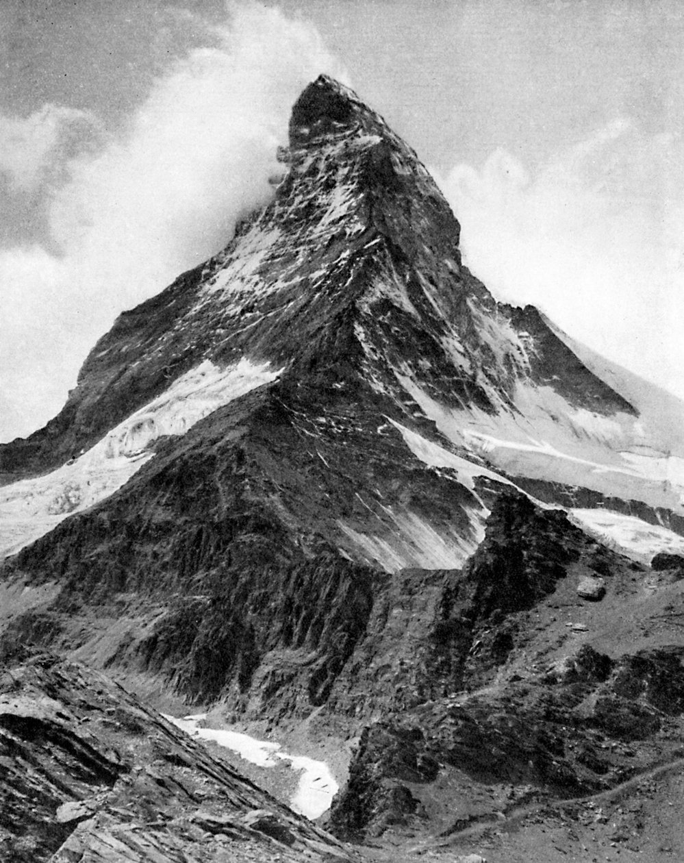 Matterhorn, Alpene, 1900-tallet av Unbekannt